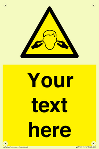 Custom Noise Hazard Sign